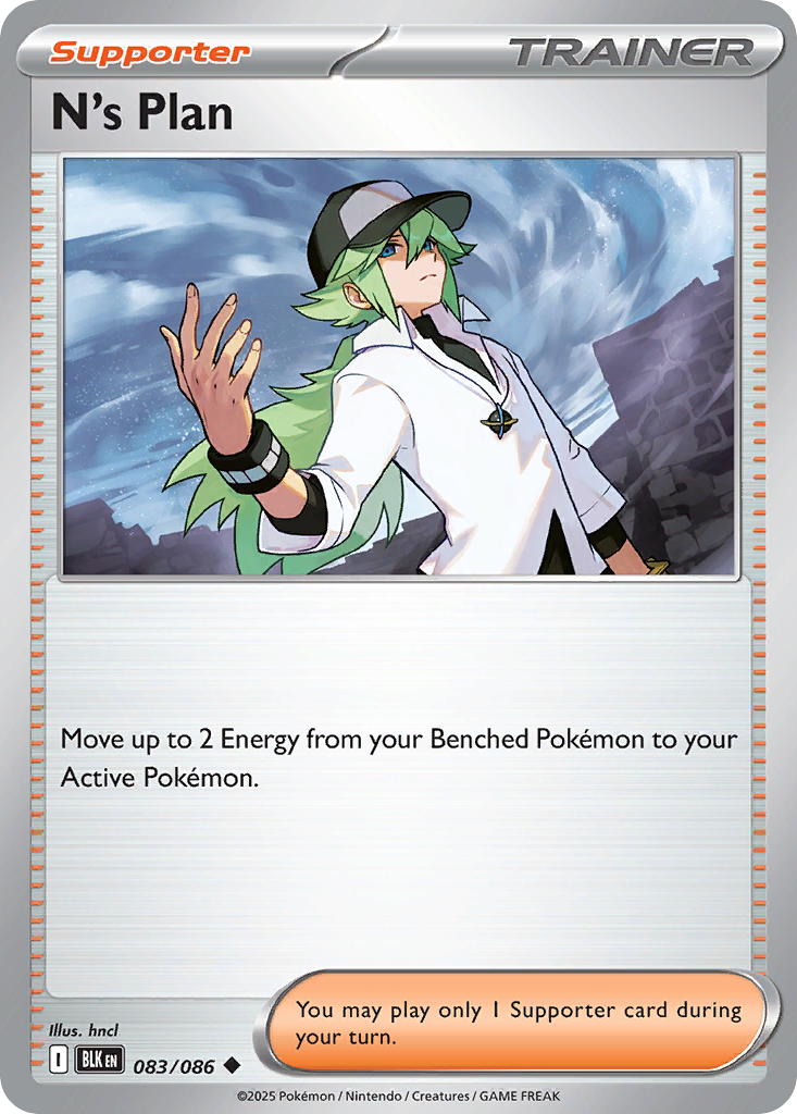 N's Plan 083/086 Black Bolt Pokémon card