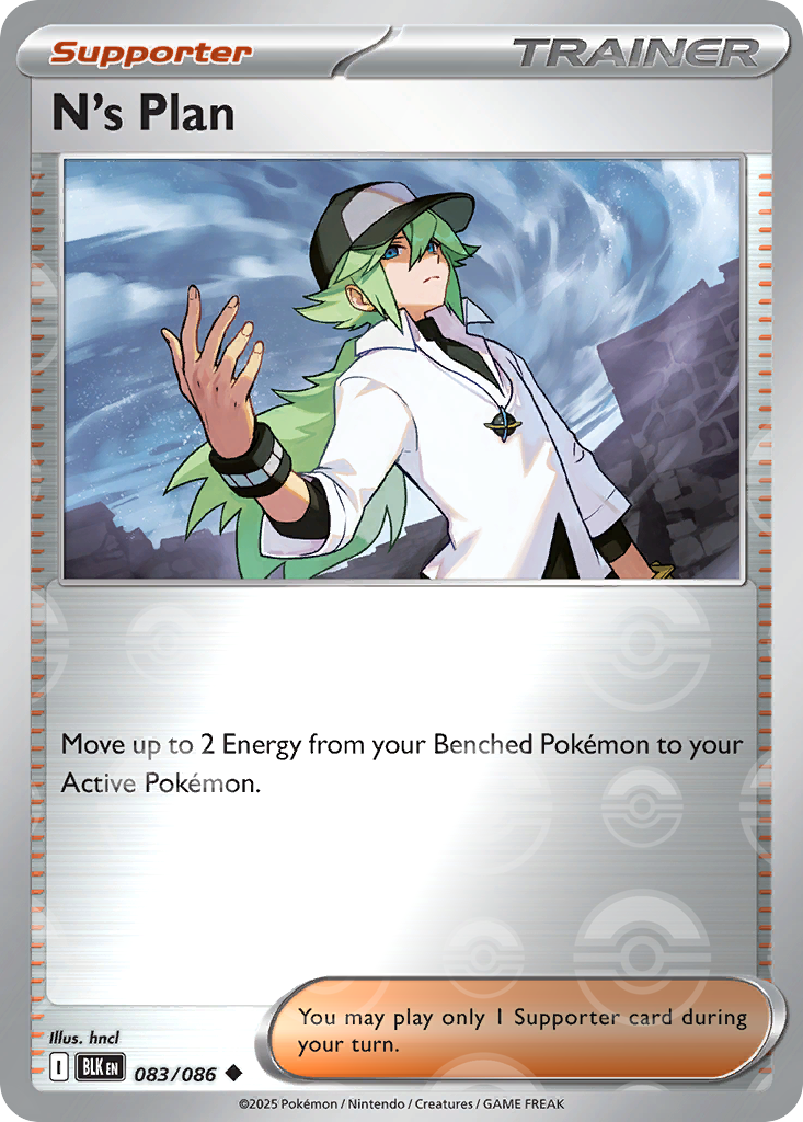 N's Plan 083/086 Black Bolt Pokémon card
